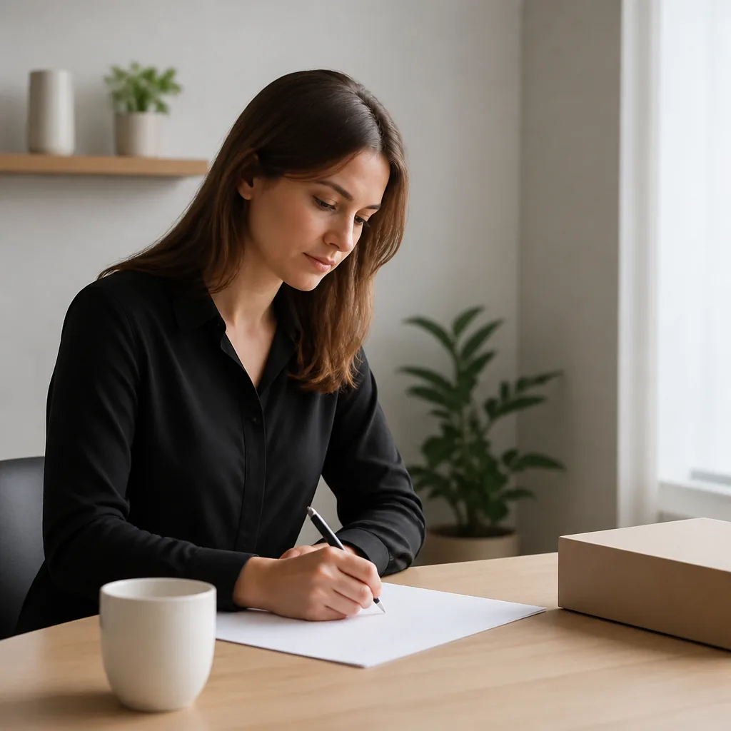 Étudiante consultant un cours ACACED PDF gratuit sur son ordinateur